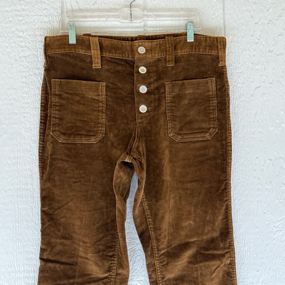Vintage 70s brown corduroys size 36 x31